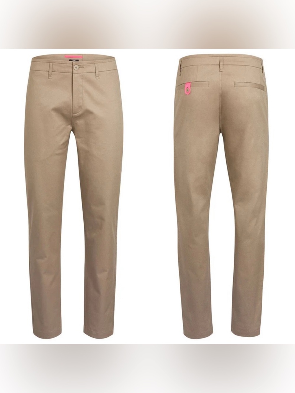 Rapha Cycling Men’s Sz 30w 32L Khaki Loopback Original Fit Cotton Trousers Pants